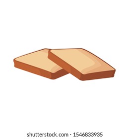 loafs icon over white background, vector illustration