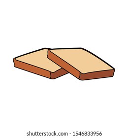 loafs icon over white background, vector illustration