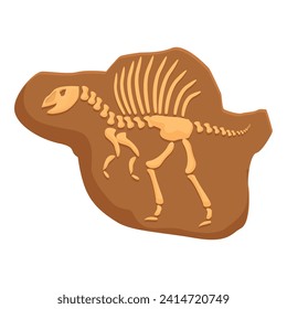 Loam Terrain Symbol Cartoon Vektor. Evolution Biologie. Lernfeld