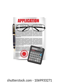 Loan application form 