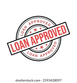 Loan Approved Letter Rubber Stamp Template