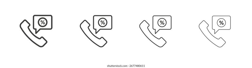 Símbolo de icono de llamada de préstamo. Vector aislado ilustración.