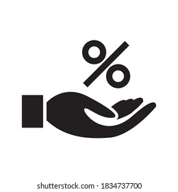 plantilla de diseño de iconos de vector de crédito