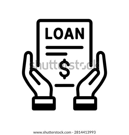 Loan Document Hands Holding Dollar Banking Borrowing Finance