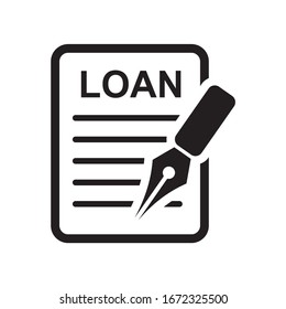 LOAN ICON , BANKING ICON , 