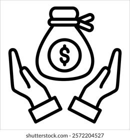 Loan Icon Element For Design