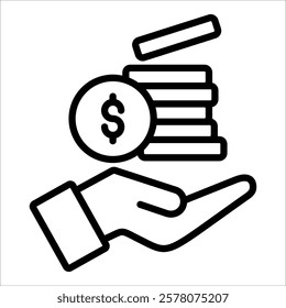 Loan Icon Element For Design