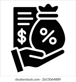Loan Icon Element For Design