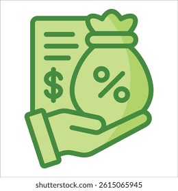 Loan Icon Element For Design