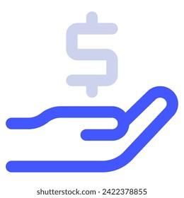 Icono de préstamo Ilustración para web, aplicación, infografía, etc