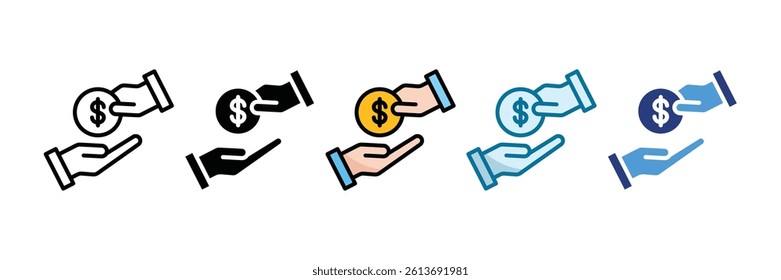 Loan Icon Set Multiple Style Collection