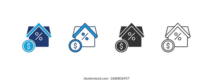 Loan Icon Set Multiple Style Collection