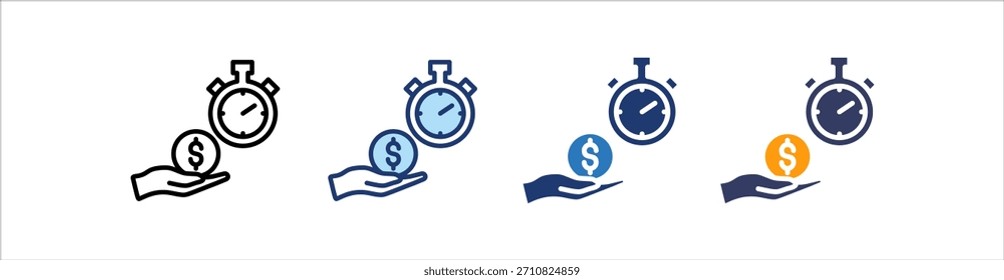 Loan Icon Set Multiple Style Collection