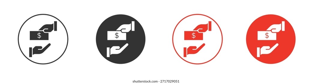 loan icon. web vector design