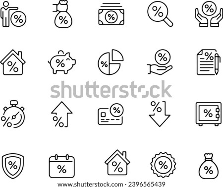 Loan and Investment vector design