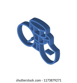 Loan isometric left top view 3D icon