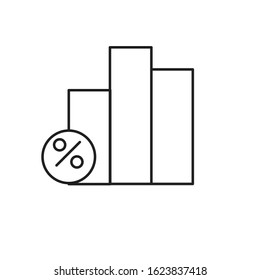 Loan line icons set vector line draw illustration