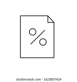 Loan line icons set vector line draw illustration
