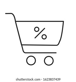 Loan line icons set vector line draw illustration