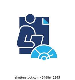 loan officer colored icon vector design good for website and mobile app