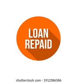 Loan Repair Icon Label Design Vector