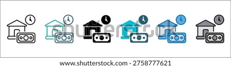 Loan Single Icon Pack Multistyle