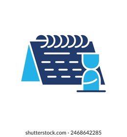 loan term colored icon vector design good for website and mobile app