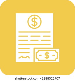Loan vector icon. Can be used for printing, mobile and web applications.