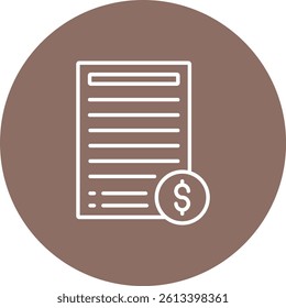 Loan vector icon. Can be used for printing, mobile and web applications.