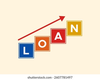 Loan Word Cubes with Upward Arrow