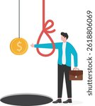 Loans, debts and traps, traps to tempt greedy hands, scams or traps, victims of financial fraud,