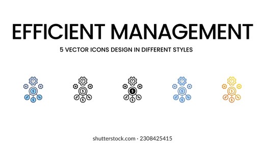 Loans Icon Design en estilo Cinco con Stroke Editable. Línea, Sólido, Línea plana, Color de tono Duo y Línea de degradado de color. Adecuado para diseño de páginas Web, aplicaciones móviles, UI, UX y GUI.