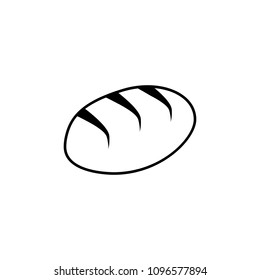 loaves of bread icon. Element of food icon for mobile concept and web apps. Thin line loaves of bread icon can be used for web and mobile on white background