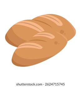 Loaves of bread. Vector illustration