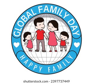 lobal family day is celebrated on the 1st January, and it aims to spread peace and unity across the world.