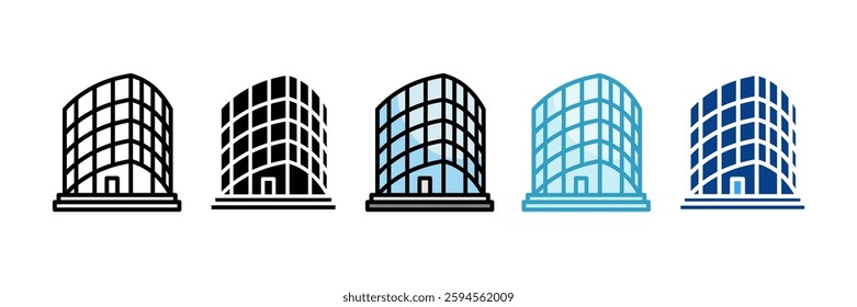 Lobby Icon Set Multiple Style Collection