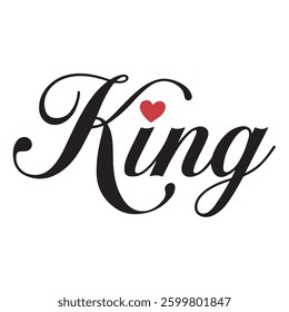 Lobe king typography t-shirt design