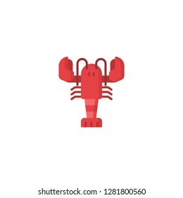 lobster cartoon icon