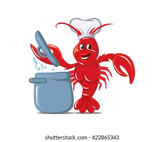 Lobster Chef Cooking