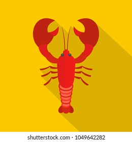 Lobster claw icon. Flat illustration of lobster claw vector icon for web