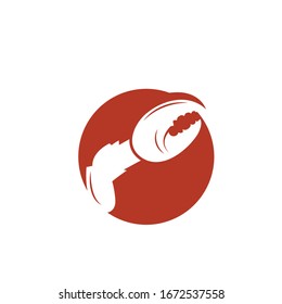 lobster claws  icon vector illustration design template