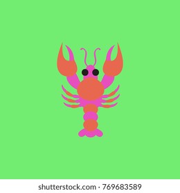 lobster clear vector illustration