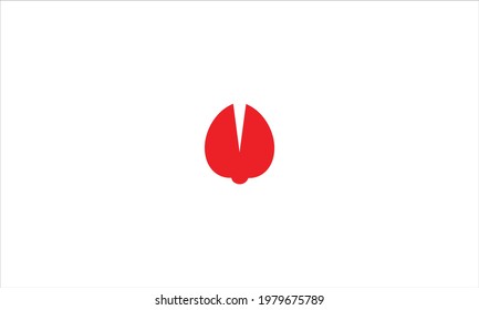 Lobster or Crab claw in minimal flat vector icon logo Design