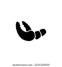 Lobster or crab claw symbol. Vector icon for website design, logo, app, ui