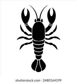 Lobster delicacy icon. Simple illustration of lobster delicacy vector icon for web design isolated on white background