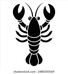 Lobster delicacy icon. Simple illustration of lobster delicacy vector icon for web design isolated on white background