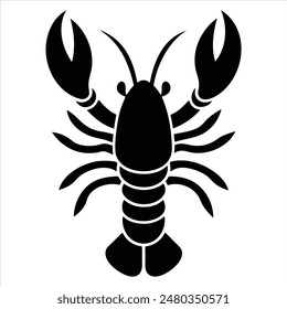 Lobster delicacy icon. Simple illustration of lobster delicacy vector icon for web design isolated on white background