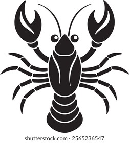 lobster designs silhouette vector illustration