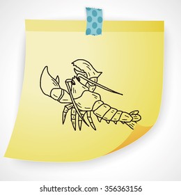 Lobster doodle