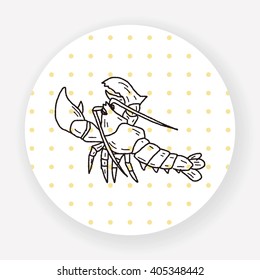 Lobster doodle